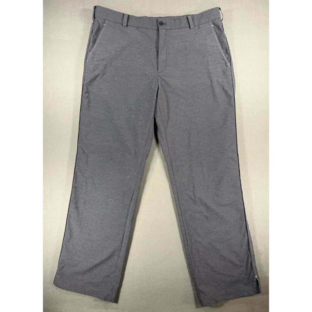 Nike Golf Dri-Fit Pants Men's 36x30 Gray Performance Stretch Casual
